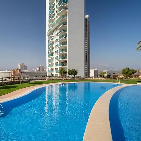 Terraza Privada Y Soleada Con Vistas Al Mar - Planta 26 Benidorm